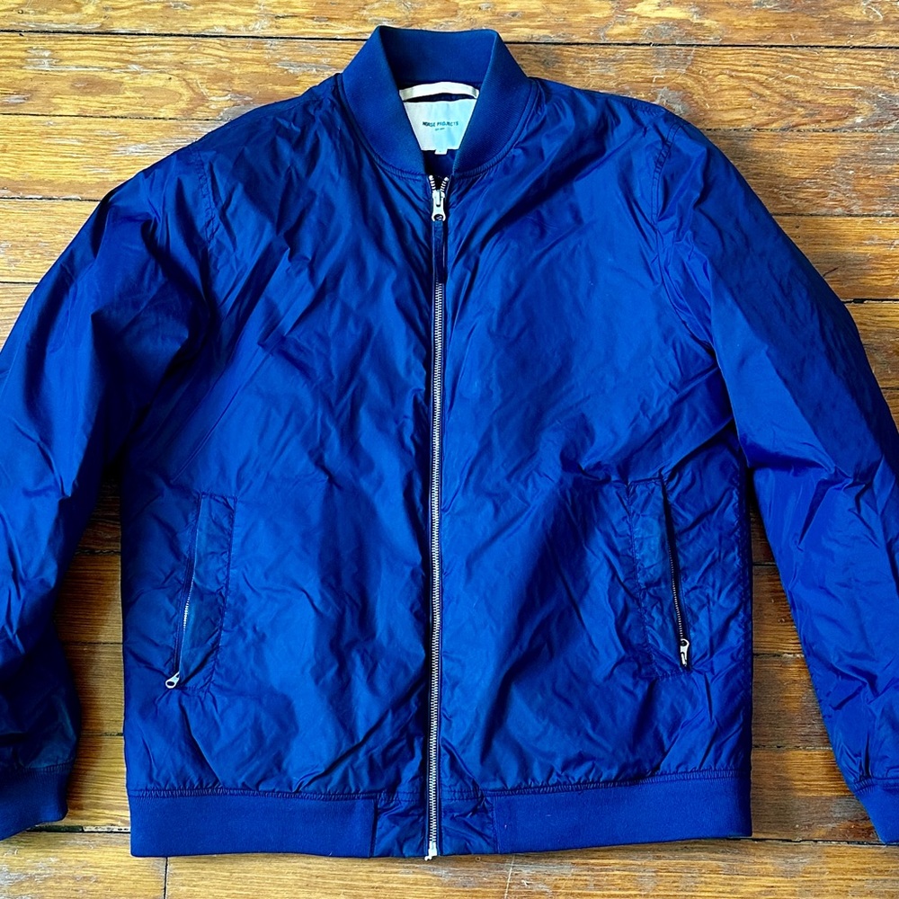 Norse Projects Royal Blue Bomber Jacket